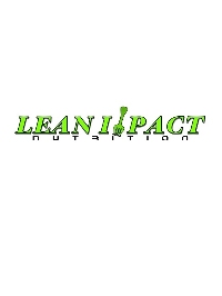 Local Business Lean Impact Nutrition in Green Cove Springs FL